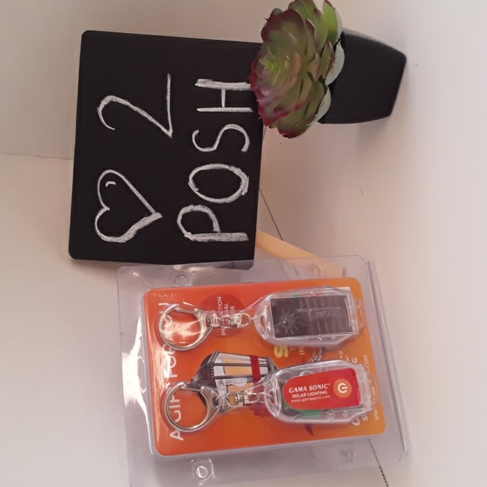 NWT Solar Powered Keychain Flashlight Great Gift